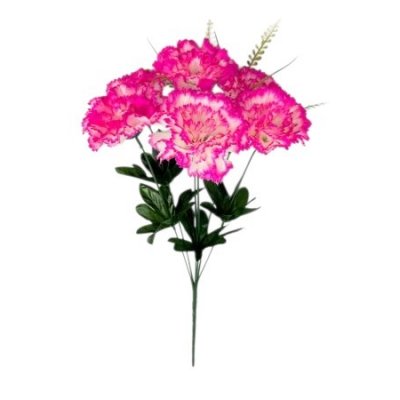 Букет гвоздик 6цв 48см