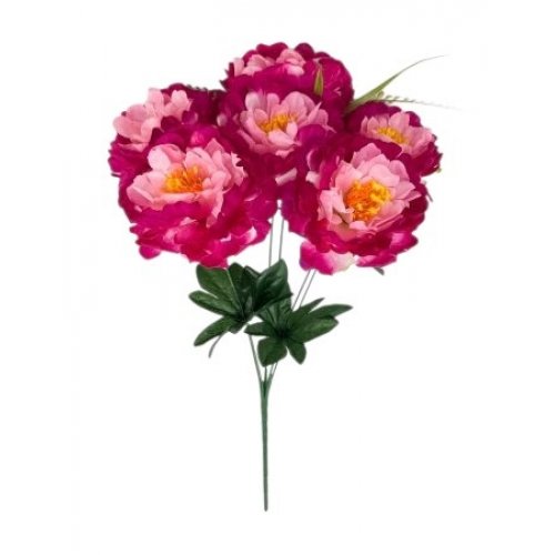 Букет пионов 6цв 48см