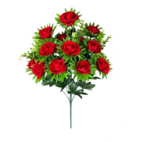 Букет роз бархатных 18цв 65см