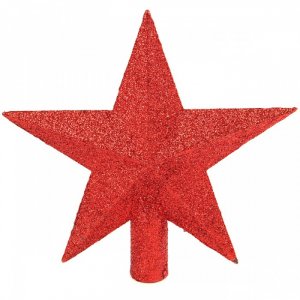 Наконечник "Звезда" блеск 18,5*20 см, красный