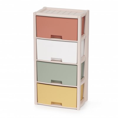 Комод "Колорит" 4-х секц. (цветной) (475х300х940мм)