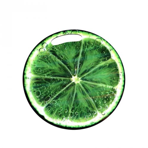 Доска разделочная и сервировочная круглая кухонная 