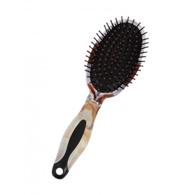 Расчёска массажная №6 овал ОТТЕНКИ 7*24±1см МИКС