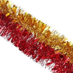 Мишура 200*7см, норка крупная, ПВХ, 2цвета