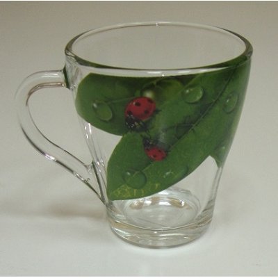 Кружка для чая 250мл "Зеленый лист"