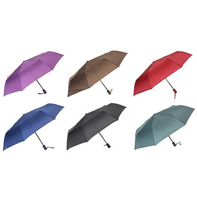 Зонт универсальный 53см, автомат, сплав, пластик, п/э, 8 спиц, 4 цвета
