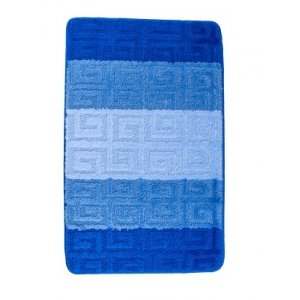 Коврик для ванной BOMBINI ZEBRA  50*80см голубой BLUE