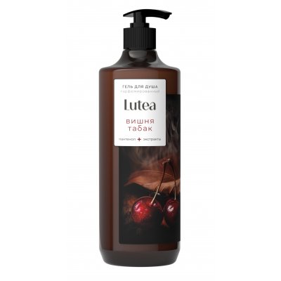 Гель для душа парфюмированный KIPNI Lutea Вишня Табак 750мл  (уп.10)
