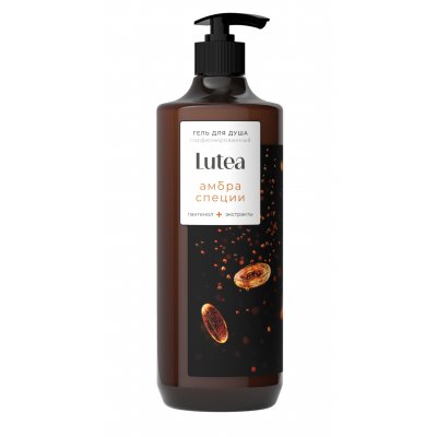 Гель для душа парфюмированный KIPNI Lutea Амбра Специи 750мл  (уп.10)