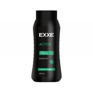 EXXE MEN Шампунь 400мл Актив спорт Увлажняющий ACTIVE  /ЧЗ ГТИН