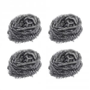 Набор губок кухонных металл 4шт