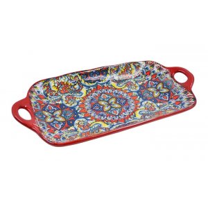Блюдо Краски востока 460мл, 31*15,5см, бгк12-6408 фарфор