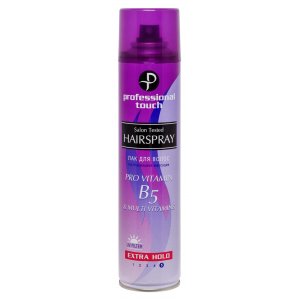 Лак д/волос Professional Touch B5& Multi Vitamins/Keratin Complex экстрасильн.фиксации 265мл (12)