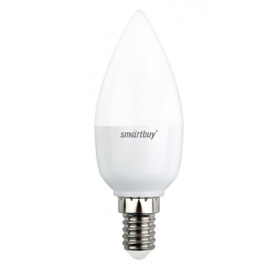 Лампа св/д Smartbuy свеча C37 E14 12W(960lm) 4000К 4K 37х115 матовая пластик SBL-C37-12-40K-E14