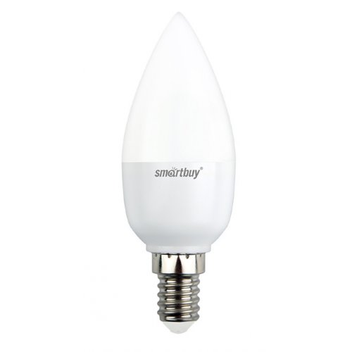 Лампа св/д Smartbuy свеча C37 E14 12W(960lm) 4000К 4K 37х115 матовая пластик SBL-C37-12-40K-E14