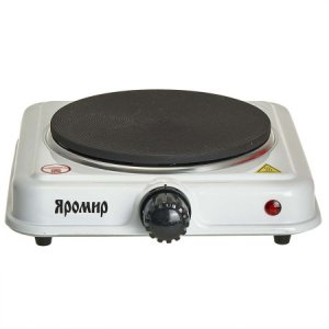 Электроплитка ЯРОМИР ЯР-3505 диск одноконфорочная  белая 1000Вт (уп.5)