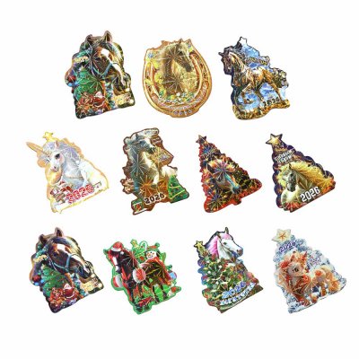 Магнит Символ года 7*9см, микс