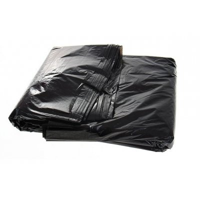 Мешок для мусора черный 120л. утолщенный  (уп.50)