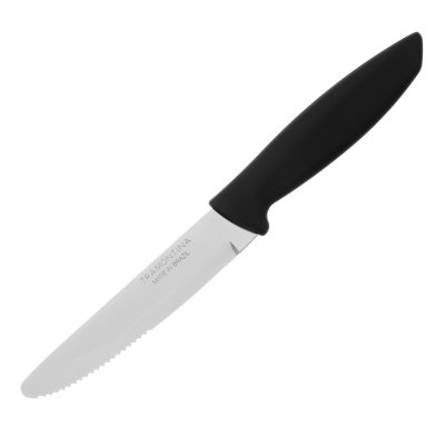 Нож Tramontina Plenus для мяса 12,7см, черная ручка, 23421/105