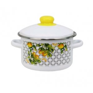 Кастрюля эмалированная 2л 01-1610/4-Сорренто (уп.8)