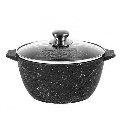 Кастрюля 5л АП Гранит black арт.45802