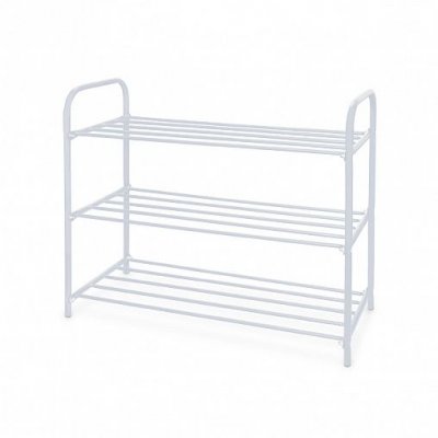 Этажерка для обуви «Комфорт 3» 3-х ярусная матовый серый  79*33*59