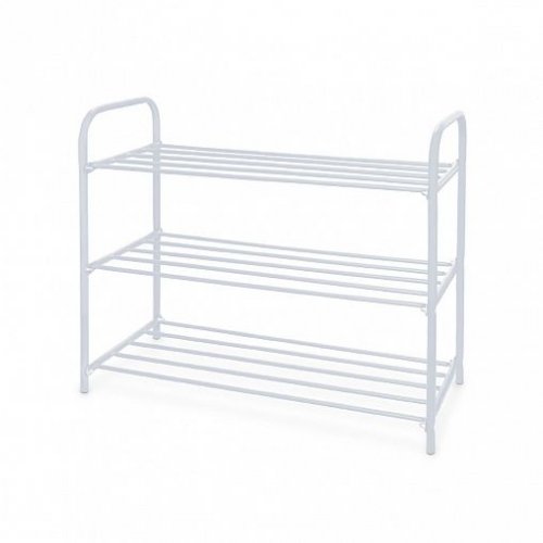 Этажерка для обуви «Комфорт 3» 3-х ярусная матовый серый  79*33*59
