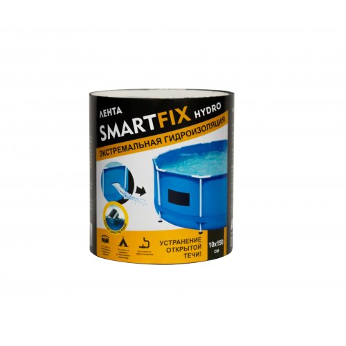 Лента гидроизоляционная W-con SmartFix HYDRO 10*150см, черная