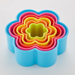 Набор  форм для печенья "Цветок" 6 размеров