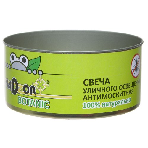 Свеча антимоскитная Nadzor Botanic 3 часа (уп.36)