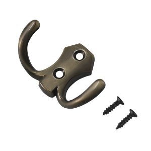 Крючок-вешалка СТАНДАРТ 306 B AB ст. бронза ЕВРОПАКЕТ