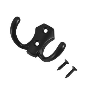 Крючок-вешалка СТАНДАРТ 306 B BL матовый черный ЕВРОПАКЕТ