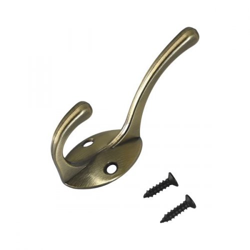 Крючок-вешалка СТАНДАРТ 603 AB ст. бронза ЕВРОПАКЕТ