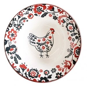 Миска суповая 18см 600мл Курочка, фрф