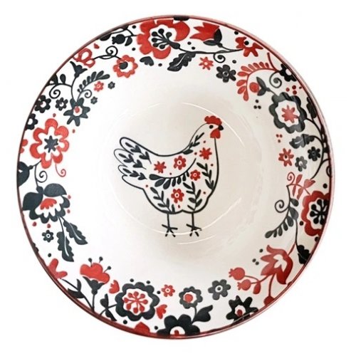Миска суповая 18см 600мл Курочка, фрф