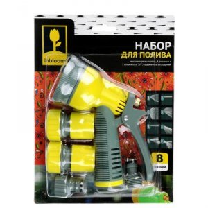 Набор для полива (пистолет-расп. 8реж + 2 конн. 3/4