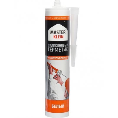 Герметик Master Klein силик. универсальный белый 280мл (уп.25)