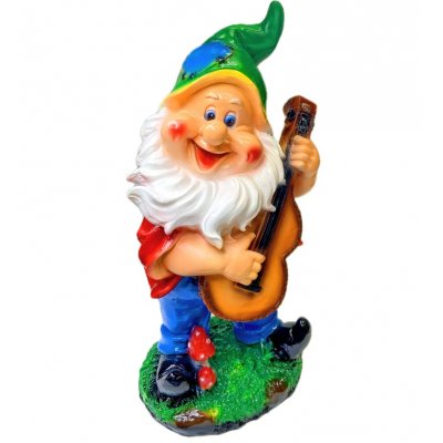 Фигурка сад. Гном с гитарой (510*260мм)