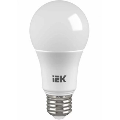 Лампа св/д IEK ЛОН А60 Е27 7W 3000К 4К 108*60 матов. ECO LLE-A-60-7-230-30-E27