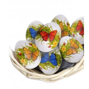 Термонаклейки на 7 яиц «Бабочки», 7,3*34,2см, 788954