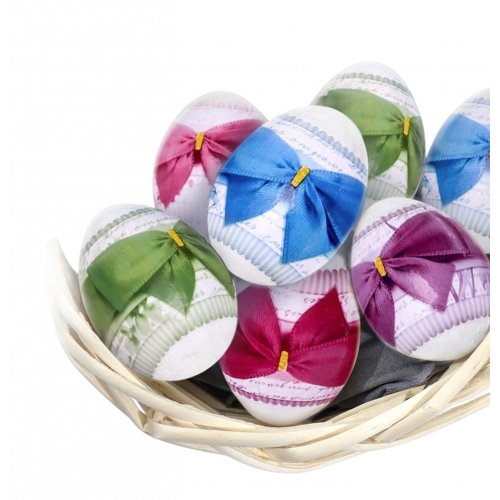 Термонаклейки на 7 яиц «Бантики», 7,3*34,2см, 788992