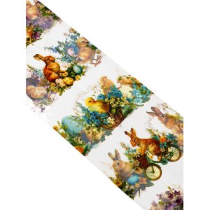 Термонаклейки на 7 яиц «Цыплята», 7,3*34,2см, 049497