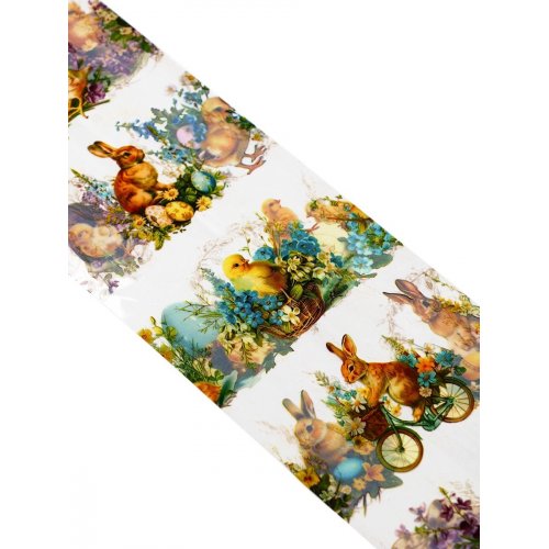 Термонаклейки на 7 яиц «Цыплята», 7,3*34,2см, 049497