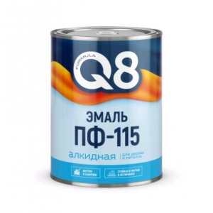 FORMULA Q8 Эмаль ПФ 115 парижская зелень 0,8кг