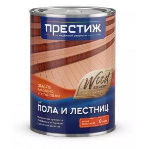 Эмаль Престиж быстросохнущая для пола и лестниц крас/кор 0,9кг
