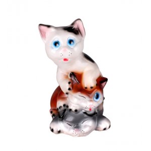 Фигурка сад. Три котенка