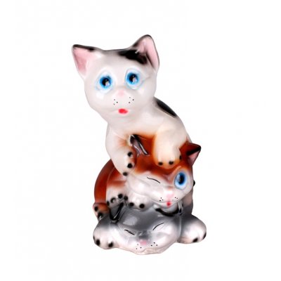 Фигурка сад. Три котенка