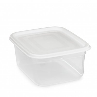 Емкость для СВЧ 1,2л "Матрешка" (белый) (уп.12)