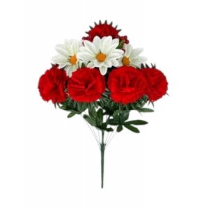 Букет хризантем с ромашкой 12веток 60см