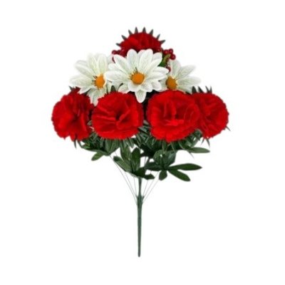 Букет хризантем с ромашкой 12веток 60см